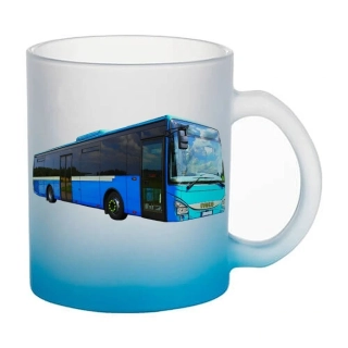 Moon River Iveco Crossway LE skleněný hrnek modrý 330 ml