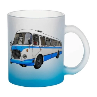 Moon River Škoda RTO 706 skleněný hrnek modrý 330 ml