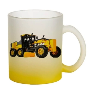 Moon River JOHN DEER 670G skleněný hrnek žlutý 330 ml