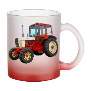 Moon River Belarus  572 skleněný hrnek červený 330 ml