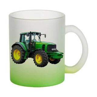 Moon River John Deere 6930 skleněný hrnek zelený 330 ml