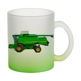 Moon River John Deere 9660 skleněný hrnek zelený 330 ml