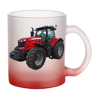 Moon River Massey Ferguson 7620 skleněný hrnek červený 330 ml