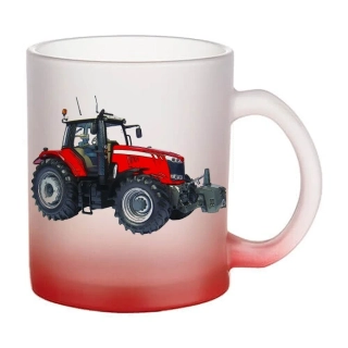 Moon River Massey Ferguson 7726 skleněný hrnek červený 330 ml