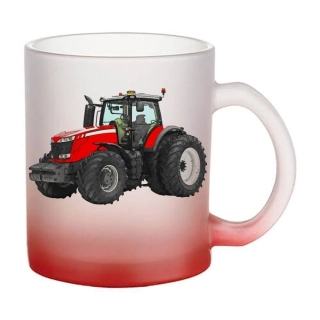 Moon River Massey Ferguson 8670 skleněný hrnek červený 330 ml