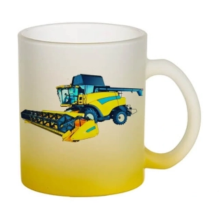 Moon River New Holland cr9090 skleněný hrnek žlutý 330 ml