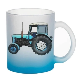 Moon River Zetor 30 skleněný hrnek modrý 330 ml