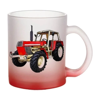 Moon River Zetor Crystal 12045 skleněný hrnek červený 330 ml