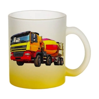Moon River DAF CF skleněný hrnek žlutý 330 ml
