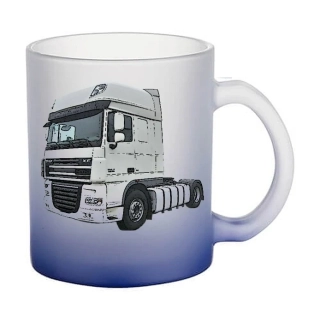 Moon River DAF XF 105 skleněný hrnek tmavě modrý 330 ml