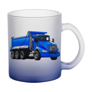 Moon River Kenworth  T440 skleněný hrnek tmavě modrý 330 ml