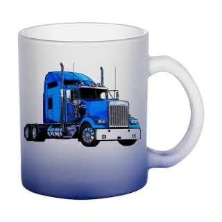 Moon River Kenworth skleněný hrnek tmavě modrý 330 ml