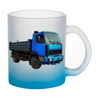 Moon River LIAZ FZ skleněný hrnek modrý 330 ml