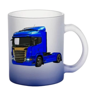 Moon River Scania skleněný hrnek tmavě modrý 330 ml