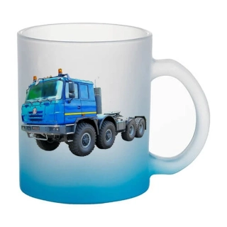 Moon River  nákladní auto  skleněný hrnek modrý 330 ml