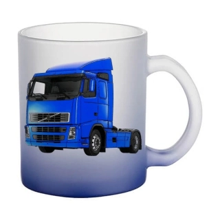 Moon River Volvo skleněný hrnek tmavě modrý 330 ml