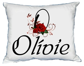 Moon River OLÍVIE polštář s dámským jménem 30x40 cm